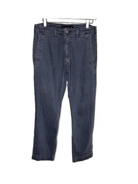 Abercrombie & Fitch Gray Lightweight Straight Leg Jeans, Size 31